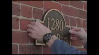 Authentic Solid Bronze Plaque Installation [upl. by Staffard]