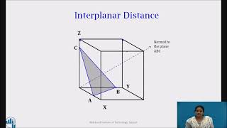 Crysallography Interplanar Distance [upl. by Ellynad29]