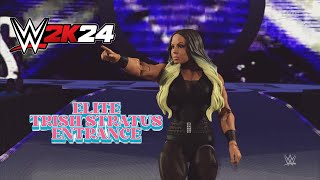 WWE 2k24 Elite Trish Stratus Entrance [upl. by Rania]