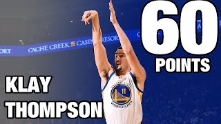 Klay Thompson Drops a Career High 60 POINTS  Warriors vs Pacers  December 5 2016 [upl. by Marx]