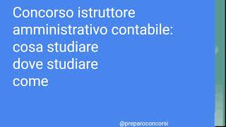 Il metodo  corso istruttore amministrativo contabile [upl. by Nepean]