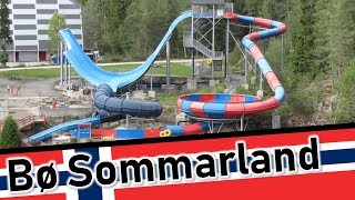 Bø Sommarland  all water slides  alle Rutschen  vannrutsjebaner  Amazing Water Park in Norway [upl. by Hpsoj]