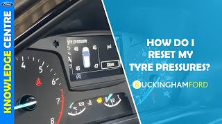 How do i reset the tyre pressure on my Ford [upl. by Alaj]