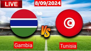 Gambia Vs Tunisia  CAF Africa Cup Fifa Live Score Match 2024 [upl. by Beuthel525]