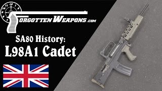 SA80 History L98A1 Cadet ManuallyOperated Rifle [upl. by Ferne418]