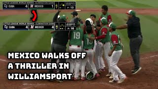 Mexicos INCREDIBLE WalkOff Win in LLWS  Breakdown  Ricky Templeton [upl. by Rases643]