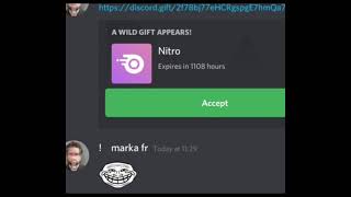 trolling discord users with broken nitro gift epicgames troll trolling nitro fortnite [upl. by Behlau394]