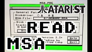 Convertir des disquettes Atari ST en fichiers MSA et ST [upl. by Rosmunda]