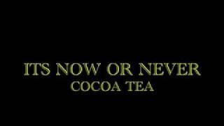 Its Now Or Never  Cocoa Tea [upl. by Adnaw]