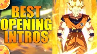 Best Dragon Ball Z Opening Intros Of All Time From Budokai To FighterZ [upl. by Adneral]