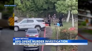 HPD reclassify unattended death in Manoa as a murder [upl. by Holly-Anne885]