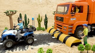 Police Car Team Rescue Construction Vehicles Collection Videos Funny Stories  BIBO TOYS [upl. by Nylrehc165]