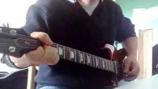 Impro Rock plus Riff Raff ACDC avec Epiphone G400 Cherry [upl. by Herzen499]