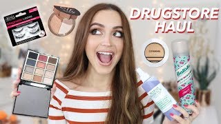 DRUGSTORE HAUL  NEW Affordable Makeup amp More [upl. by Akimal]