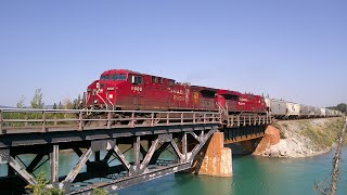 CPKC Westbound Grain Loads [upl. by Eirrek]