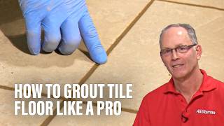 How to Grout Tile Floor Like a Pro [upl. by Sesiom]