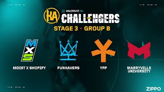 Challengers NA Stage 3  Group B  MXS vs YFP [upl. by Eitsirc]