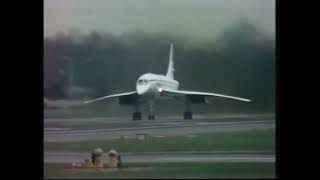 Concorde Take off London Heathrow In 1976 [upl. by Lorita]