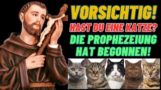 Der Heilige Franziskus von Assisi hat etwas SCHRECKLICHES für Katzenbesitzer vorhergesagt – [upl. by Yenitirb]