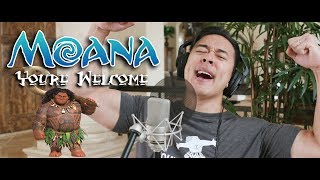 YOURE WELCOME  Disneys MOANA  Dwayne quotThe Rockquot Johnson DTSings Cover [upl. by Svirad]