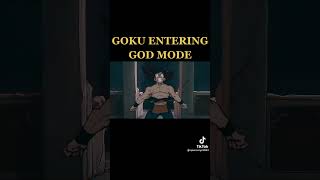 Goku enteRIng god mode [upl. by Yllier]