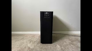 Yamaha YSTSW120 Home Theater Powered Active Subwoofer [upl. by Nylg403]