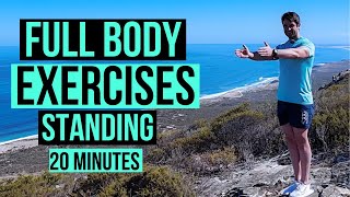 Whole Body Exercises For Seniors amp Beginners 20 Minutes Standing Includes Walking and Relaxation [upl. by Verdie]