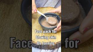 1 min face pack powder for De TanningampPigmentation Get rid Dull Face glowingskincare pigmentation [upl. by Hirasuna750]