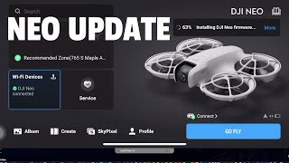 How to Update dji NEO [upl. by Gobert]