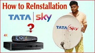 How to ReInstallation Tata sky [upl. by Iveksarap299]