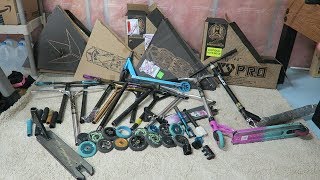 MY SCOOTER PARTS COLLECTION [upl. by Notniuqal817]