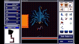 BRANDISH 2 RENEWAL PC98  Final Boss GADOBADORRER amp Ending English Patch [upl. by Laemaj265]