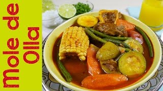 Mole de Olla Caldo de res Comida Mexicana  Mi Cocina Rápida ft Super Amas de Casa [upl. by Dhiman]