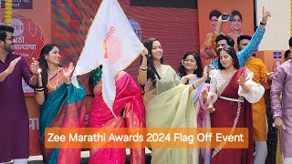 Zee Marathi Awards 2024 Flag Off Event  Zee Marathi [upl. by Natalya936]