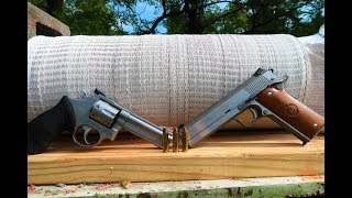 357 Magnum  Revolver VS 1911 [upl. by Chiang]