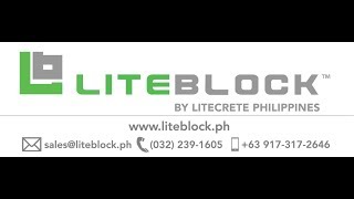 Hollow Blocks Cebu  LITEBLOCK™ Faster Walls  Zero Compromise [upl. by Aicital]