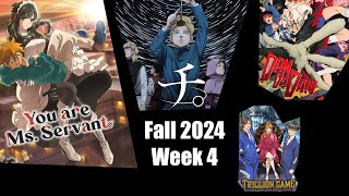 Fall 2024 Seasonal Anime Rankings Week 4 [upl. by David]