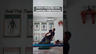 Anterior inferior iliac spine quadriceps thigh stretch by Master Yuki [upl. by Tobey]