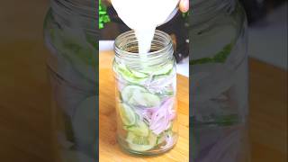 Viral Cucumber Salad shorts salad cucumbersalad [upl. by Hendon419]