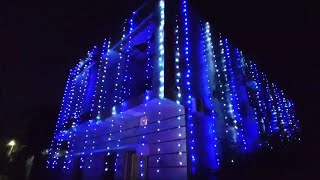 Jhalar Light Decoration Video 😍😍 Best Look in Diwali  Chaser Wiring  Jhalar Light Wiring [upl. by Dorella]