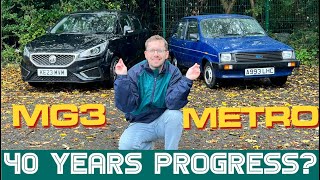 1983 Metro v 2023 MG3 COMPARISON and REVIEW [upl. by Allehcram]