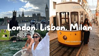 London Lisbon Milan  Europe Vlog [upl. by Netsrijk]