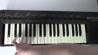 1980 Bontempi Minstrel Beta Mini Organ amp Analog Drum Machine [upl. by Anitnerolf]