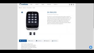 New Product Announcement  GVRKV1355 Vandal Resistant Keypad [upl. by Mack822]