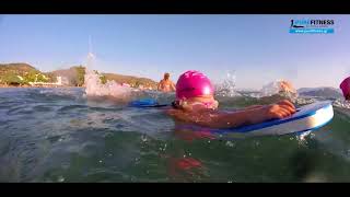 Swimming lessons in Aegina Greece [upl. by Allicirp]