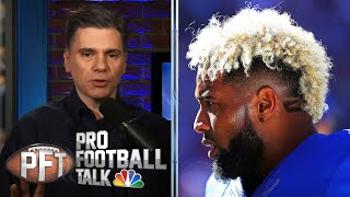 PFT Overtime Examining the Odell Beckham Jr trade LeVeon Bells new deal  NBC Sports [upl. by Collayer]