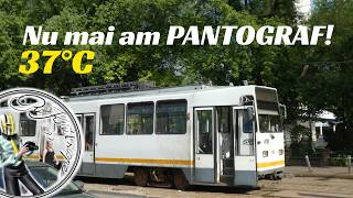 Tramvaiul 188 fără Pantograf în plină căldură de 37°C  Tram without Pantograph in hot 37°C day [upl. by Htebirol388]