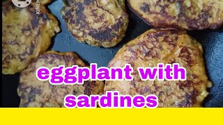 eggplant with sardines easy to cookhome cookingOFW TAIWANboholana gamay [upl. by Assina]