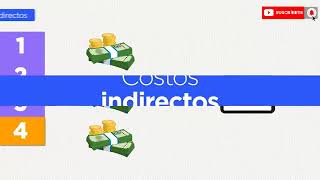 CLASIFICACIÓN DE COSTOS DIRECTO E INDIRECTO  CONTABILIDAD [upl. by Kelby183]