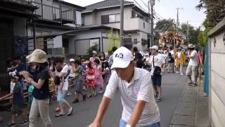 稲毛浅間神社大祭2012 14日 山車2 [upl. by Safoelc]